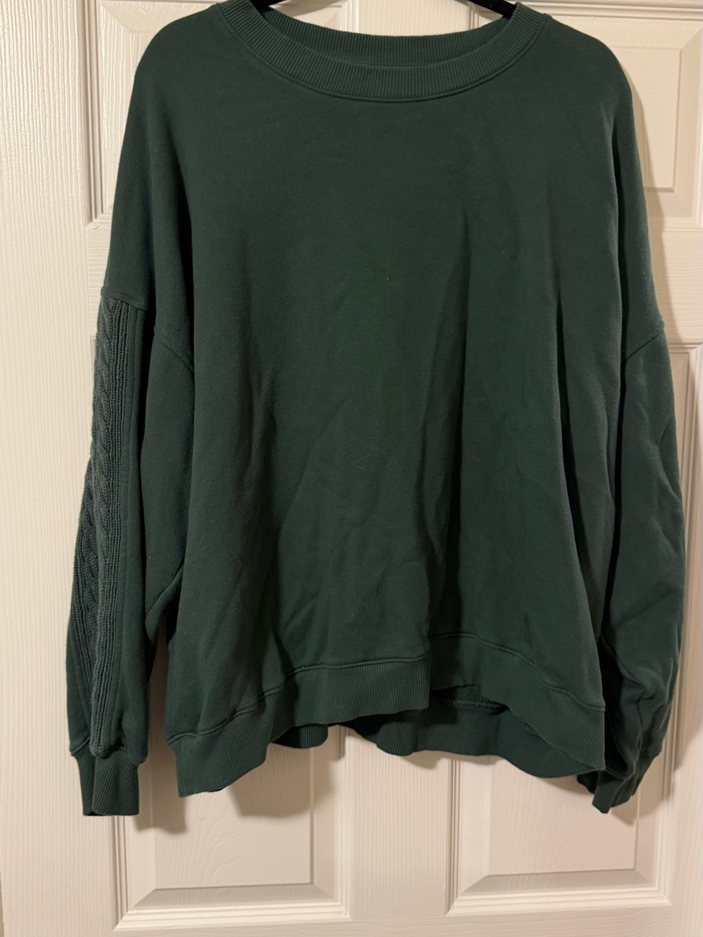 aerie Forest Green Crewneck Sweatshirt